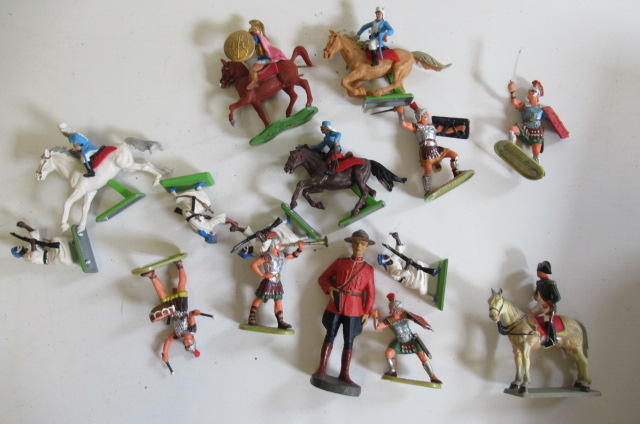 Plastic soldiers by various makers including Arabs Image