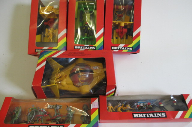 Britains World of Models Space figures comprising Star Guards Image