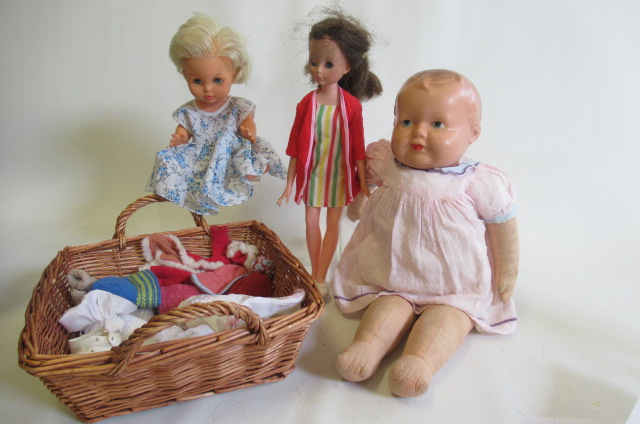 A composition head doll Image