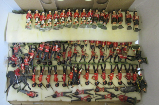 A large quantity of Britain Scots Guards including band members Image