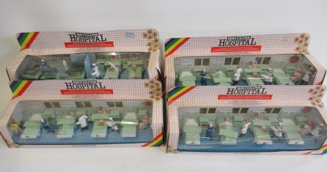 Britains Hospital Sets comprising three 7857 Hospital Ward and 7859 Maternity Unit Image
