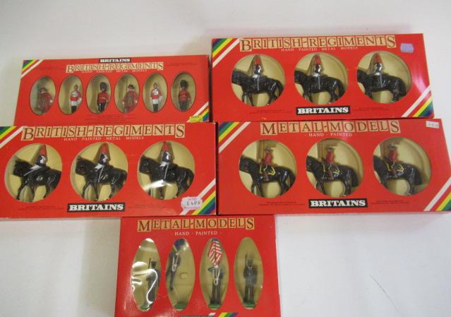 Five Britains Sets including U.S. Army Colour Party Image