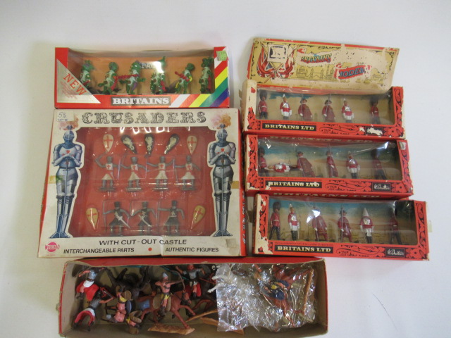 Plastic soldiers by Britains and others including Space Mutants Image
