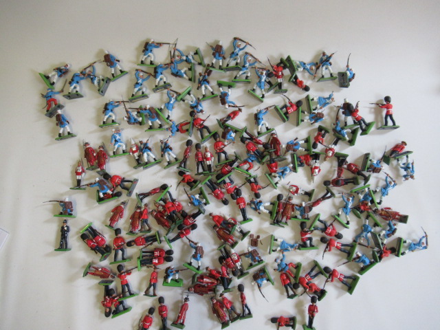Britains plastic soldiers comprising French Legionnaires Image