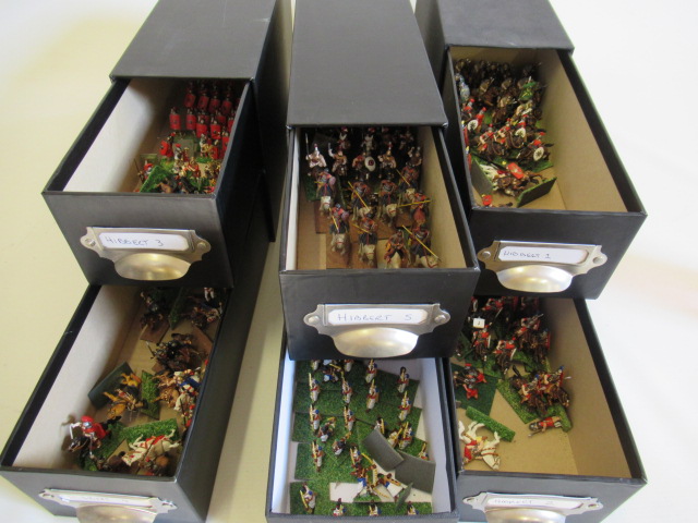 25mm War Gaming figures including Roman soldiers on foot and horseback Image