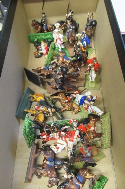 25mm War Gaming figures including Roman soldiers on foot and horseback Image
