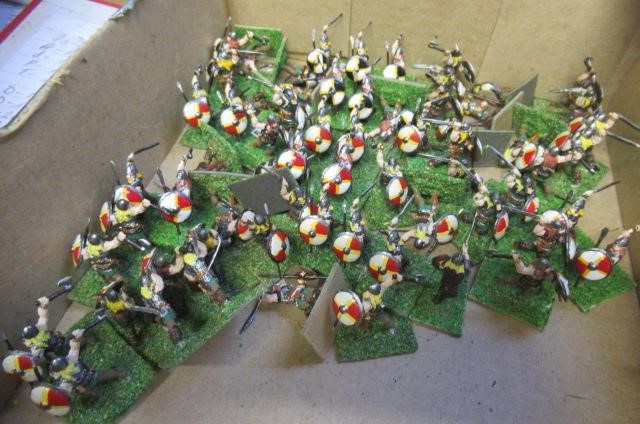 25mm War Gaming figures of Roman and Britons Image