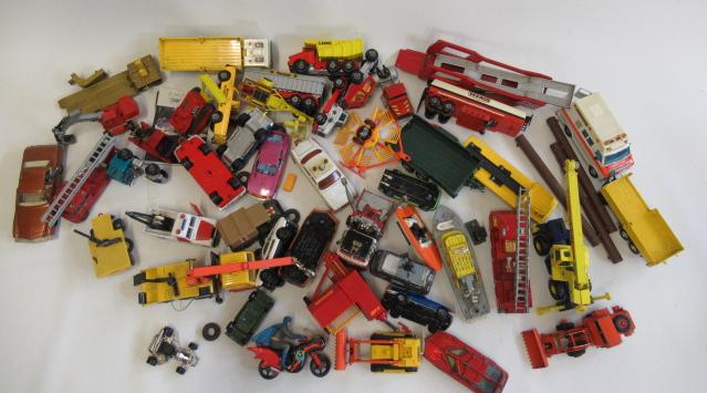 Playworn diecast vehicles by Matchbox Image