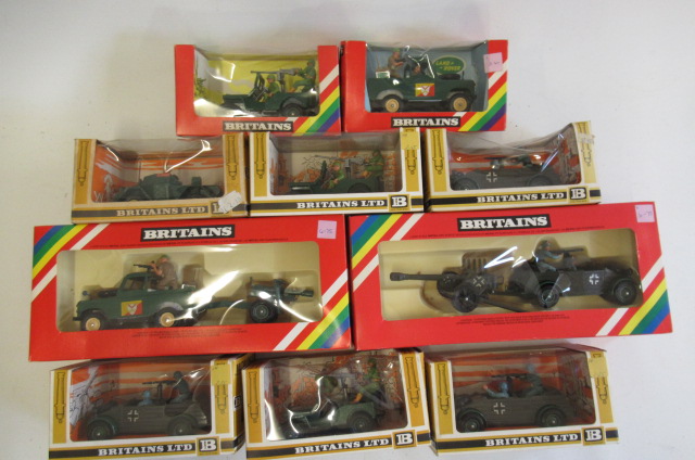 Britains military vehicles including German Scout car Image