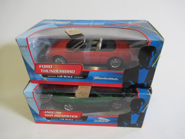 James Bond Die Another Day Ford Thunderbird and Jaguar Image
