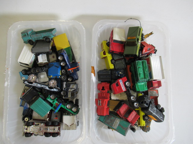 Playworn diecast vehicles by Matchbox and others Image