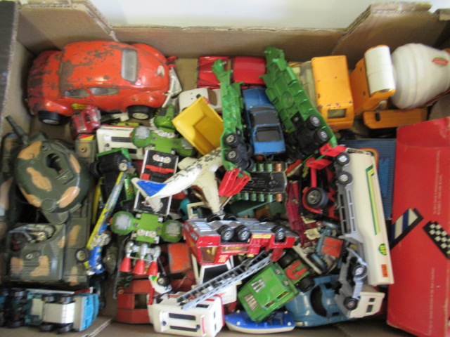 Playworn diecast vehicles by Matchbox Image