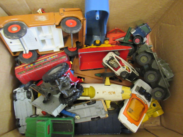 Playworn diecast vehicles by Corgi Image