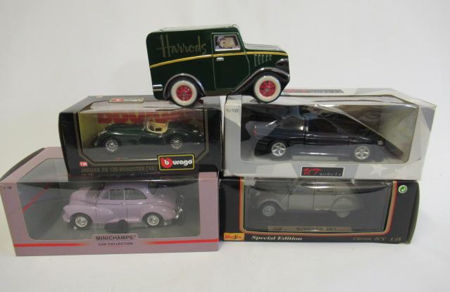 Four large scale diecast vehicles comprising Ford Cosworth Image