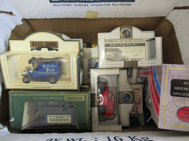 Twenty two Lledo Days Gone vehicles and Lledo promotional vans Image