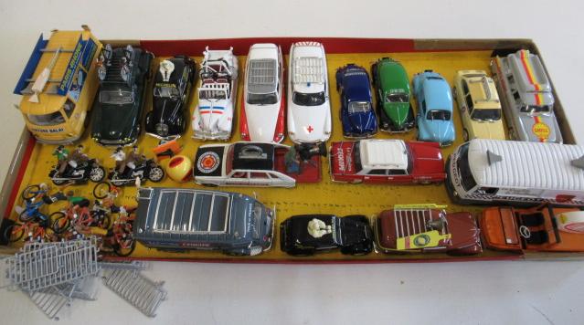 Eighteen modern issue vehicles of French types Image