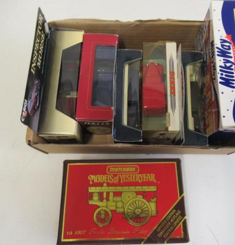 Seven diecast vehicles by Matchbox Image