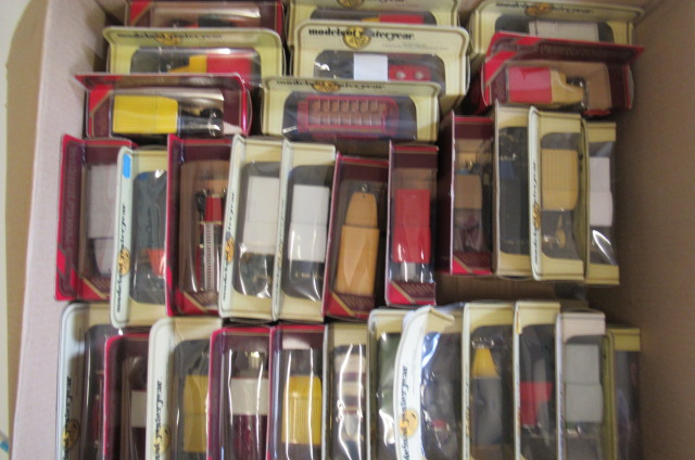 Thirty Matchbox models of Yesteryear including cars Image