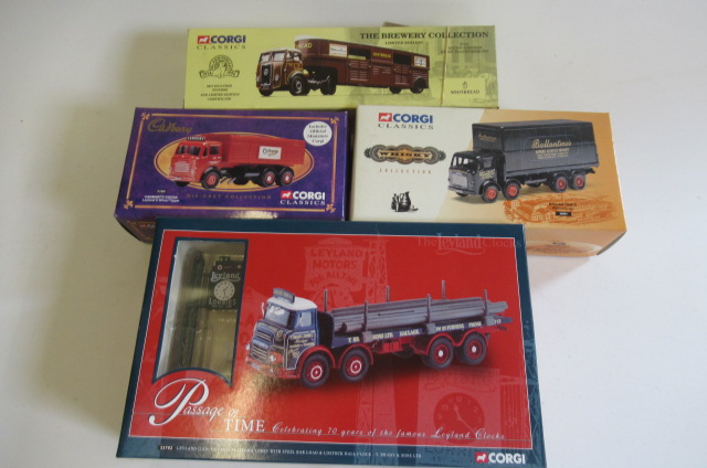 Four Corgi Classics comprising 27701 Horse Transporter Image
