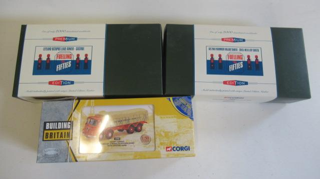 Three Corgi Classics comprising 13905 Foden CC11604 Premium Leyland and CC11502 Premium A.E.C. Image