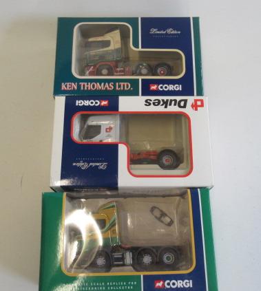 Three Corgi Tractor units CC12206 Scania Image
