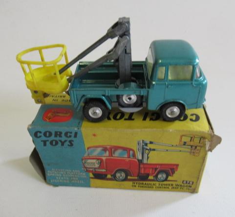 Corgi 478 Hydraulic Tower Wagon on Jeep FG150 Image