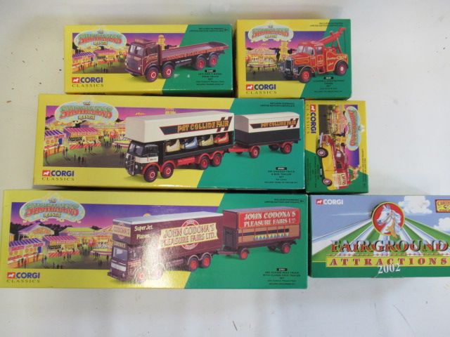 Modern issue Corgi Showmans vehicles comprising Leyland truck Image