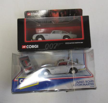 Two Corgi modern issue James Bond Aston Martin DB5 Image