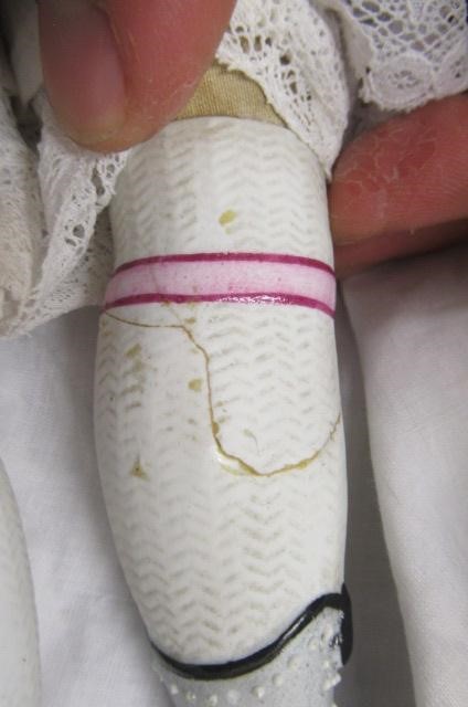 An early Kling bisque shoulder head doll Image