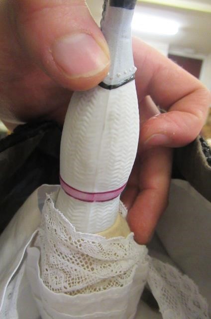 An early Kling bisque shoulder head doll Image