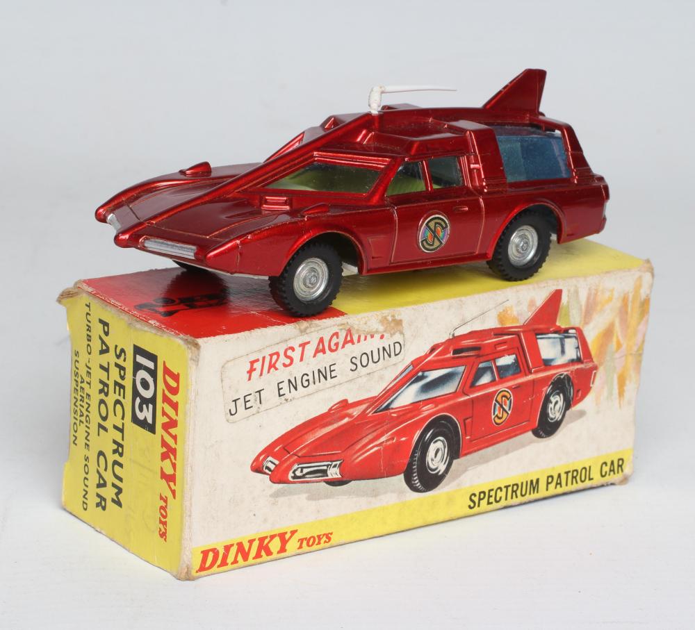 Dinky 103 Spectrum Patrol Car with jet engine sound Image