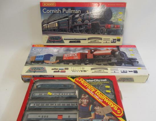 Three Hornby Train Sets comprising R179 Intercity Mail Image