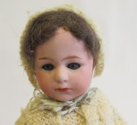 A Gebruder Heubach bisque socket head doll Image