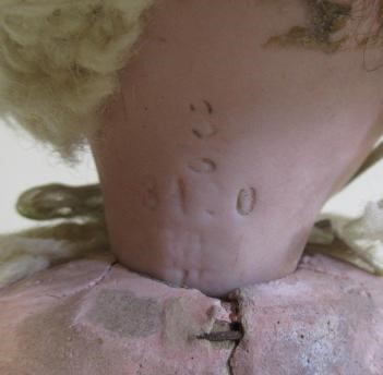 A Gebruder Heubach bisque socket head doll Image