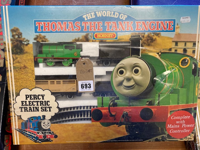 Hornby Thomas the Tank Engine Set with three goods trucks and track Image