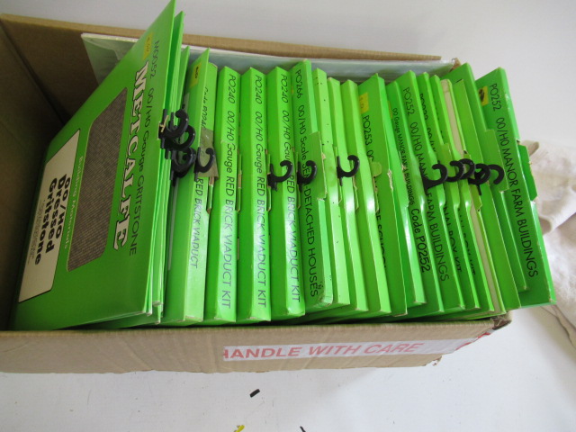 Twenty six Metcalfe Models Card Building Kits including stone viaducts Image