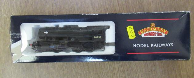 Bachmann WD Class Locomotive finished for the K.W.R. in black number 90733 Image