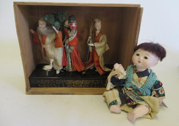 An early 20th century oriental diorama Image