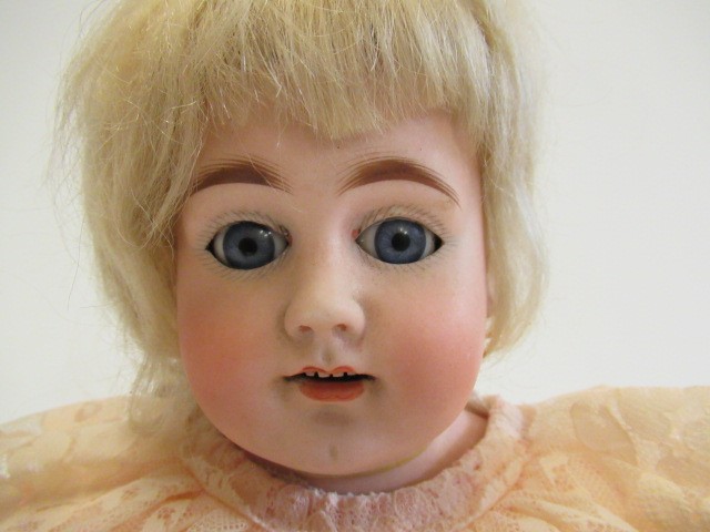 A Bahr & Proschild bisque shoulder head doll Image
