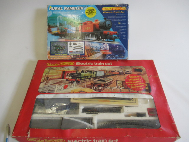 Two Hornby Train Sets comprising 541 Freight Set and Rural Rambler Set Image