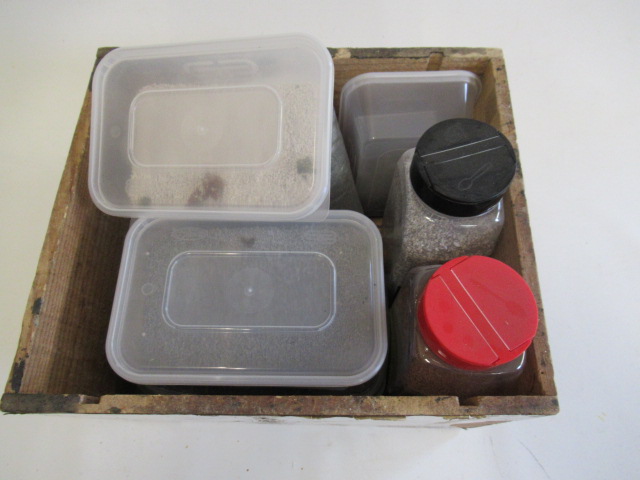 A quantity of model railway scenic track ballast Image