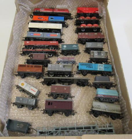 Twenty eight goods wagons by Hornby Image