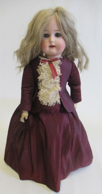 F & W Goebel bisque socket head doll Image