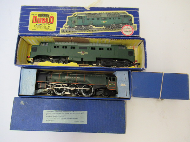 Hornby Dublo three rail Duchess of Montrose and B.R. Co-Co Diesel Image