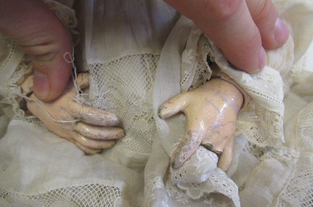 A Simon & Halbig bisque socket head doll Image