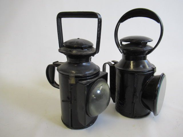 Two railway porters lamps Image