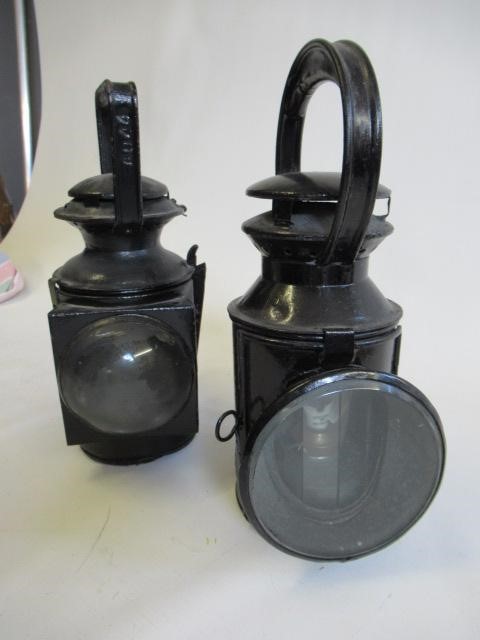 Two railway porters lamps Image