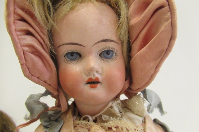 A Gebruder Knoch bisque socket head doll Image