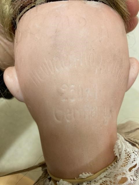 A Heubach Koppelsdorf bisque socket head doll Image