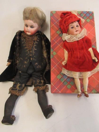 A possible Loeffler & Dill bisque socket head boy doll Image